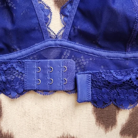 Free People Cobalt Blue bralette sz S - Picture 3 of 5